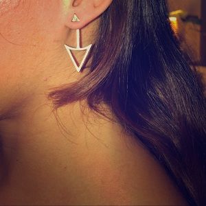 Gold triangle Ear floaters